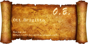 Ott Brigitta névjegykártya